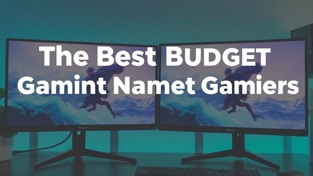 2024年最佳性价比游戏显示器推荐